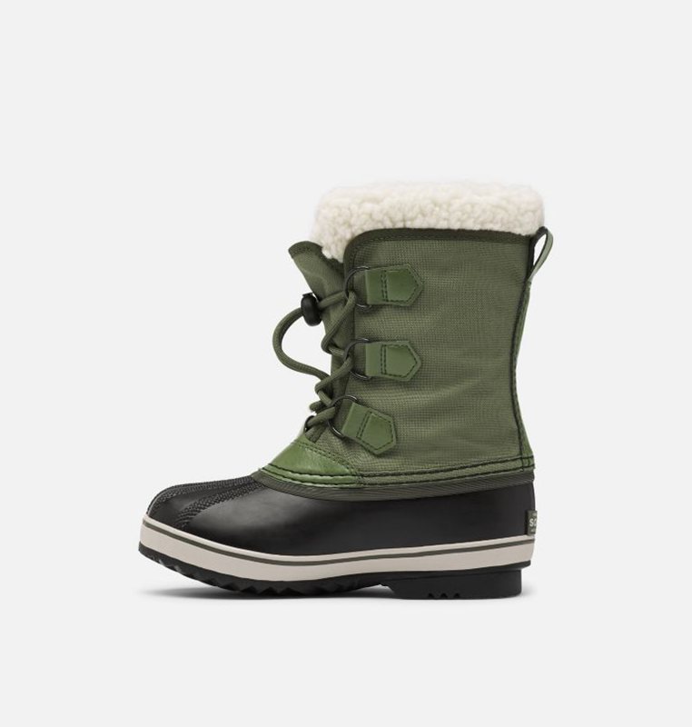 Sorel Youth Yoot Pac™ Nylon - Kids Snow Boots Green/Black - 159486FTI